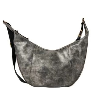 Metallic gray cross body bag *last one in stock *